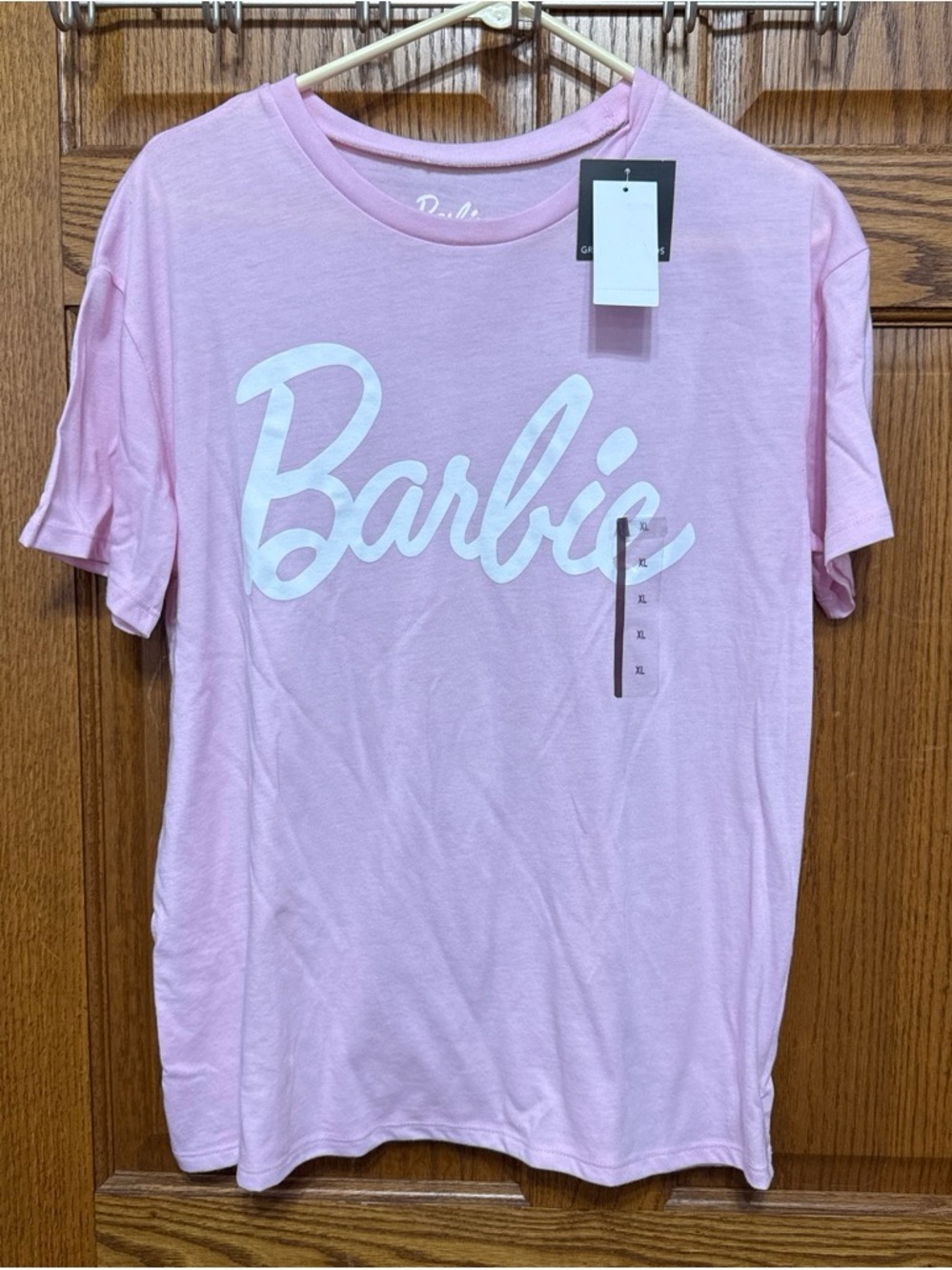 Grayson Threads Women Barbie Light Pink Logo Tee